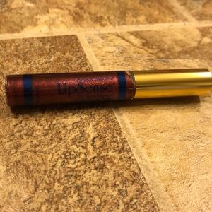 Lipsense red glitter gloss